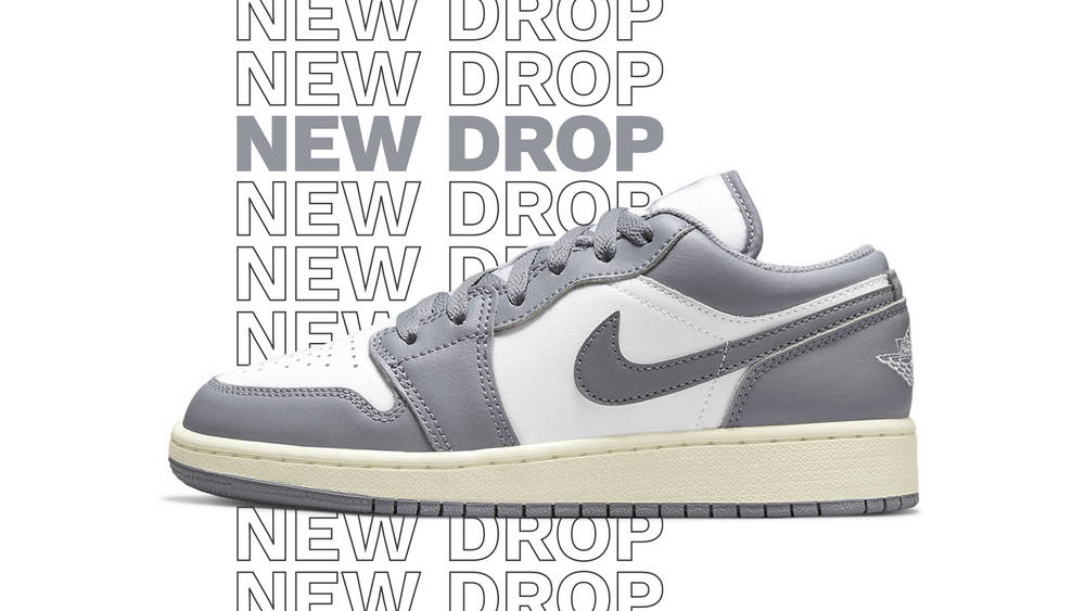 Image via Nike Air Jordan 1 Low Vintage Grey