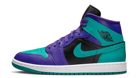 Air Jordan 1 Mid Black Grape Air Jordan 1 Mid Black Grape