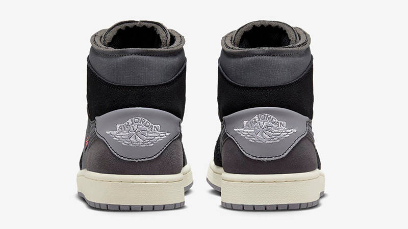 Air Jordan 1 Mid Inside Out Black Grey DM9652-001 Back