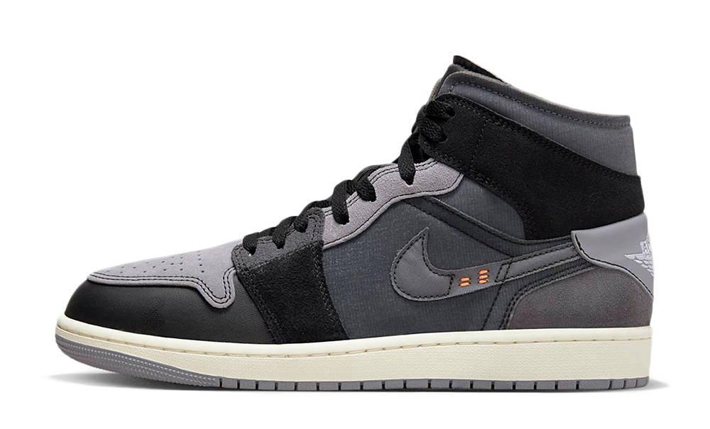 Air Jordan 1 Mid Inside Out Black Grey