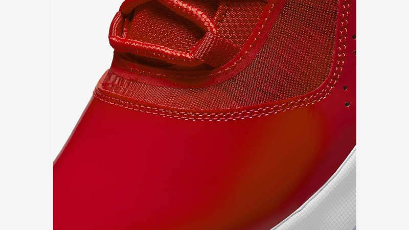 Air Jordan 11 CMFT Low University Red Closeup 1