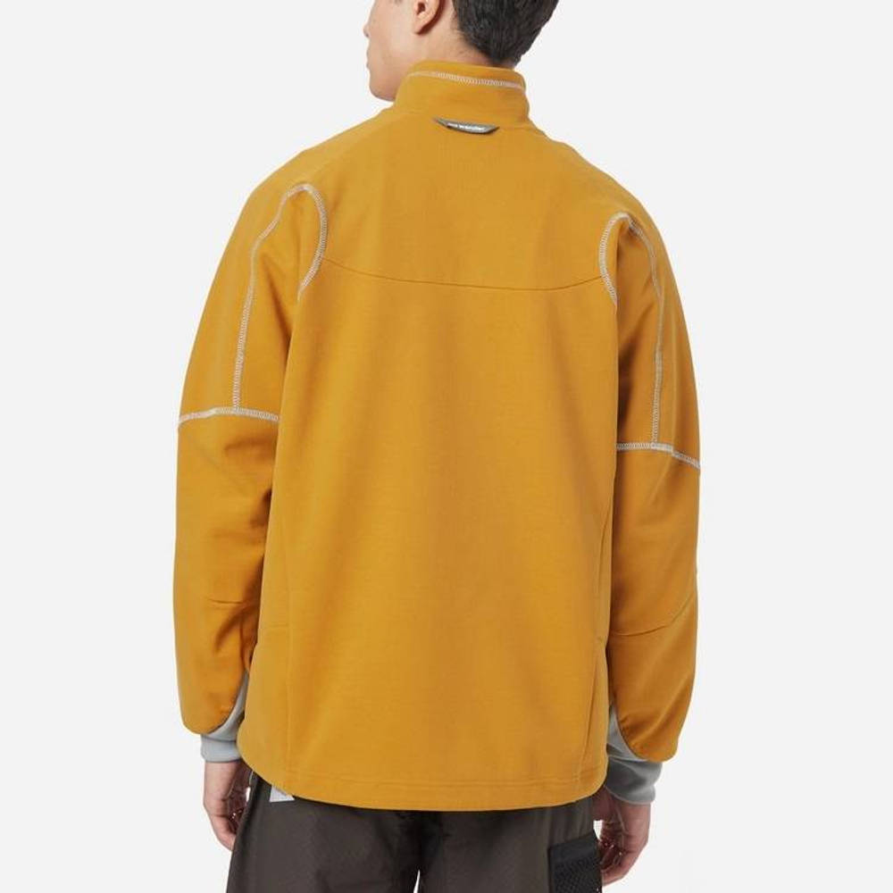 and wander Polartec Power Air Fleece Jacket - Yellow | The Sole Supplier