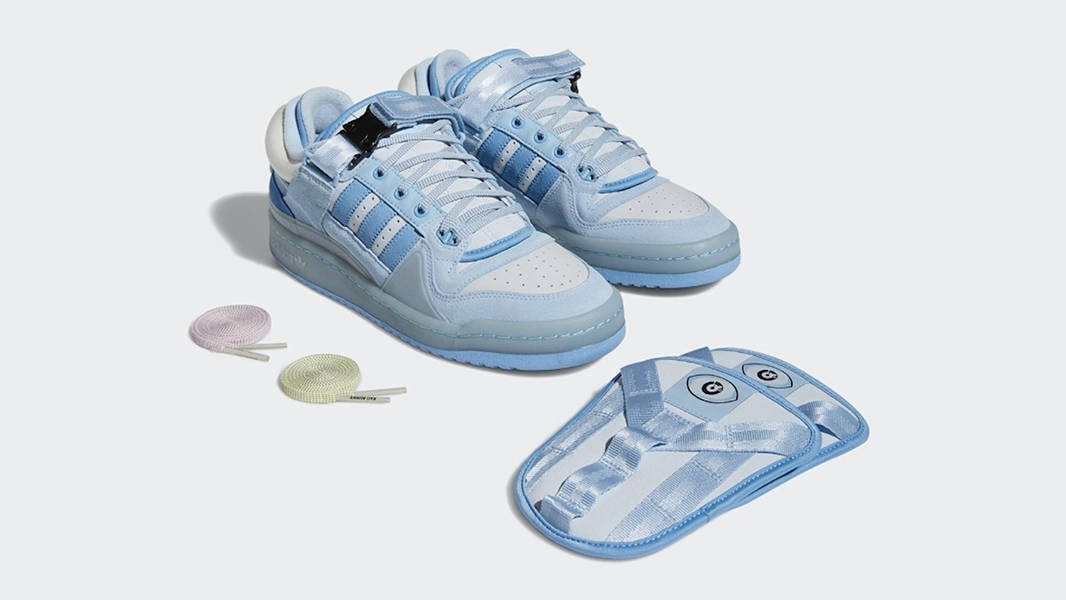 Bad Bunny x adidas Forum Buckle Low Blue Tint GY4900 Side