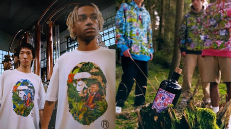 Get Tipsy With This Latest BAPE x Monkey 47 Collaboration