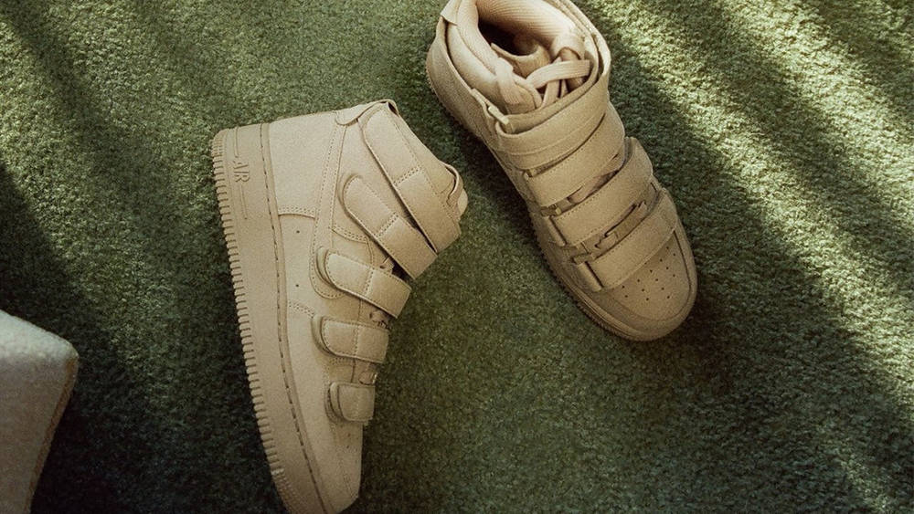 Image via Nike Billie Eilish x Nike Air Force 1 High Mushroom