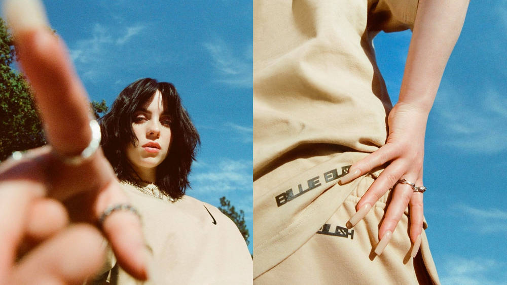 Image via billieeilish Billie Eilish x Nike Join Forces for a Loungewear Apparel Collection
