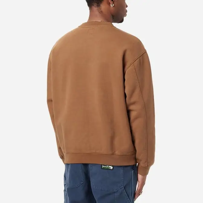 Introducing a new cotton-cashmere T-shirt Sweatshirt Brown back
