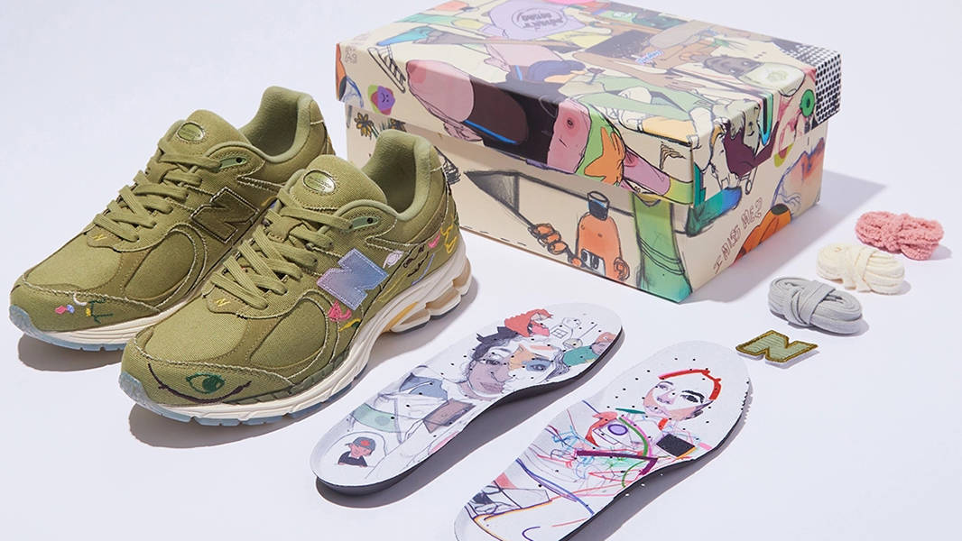 Bryant Giles x New Balance 2002R Olive Green M2002RAG Front