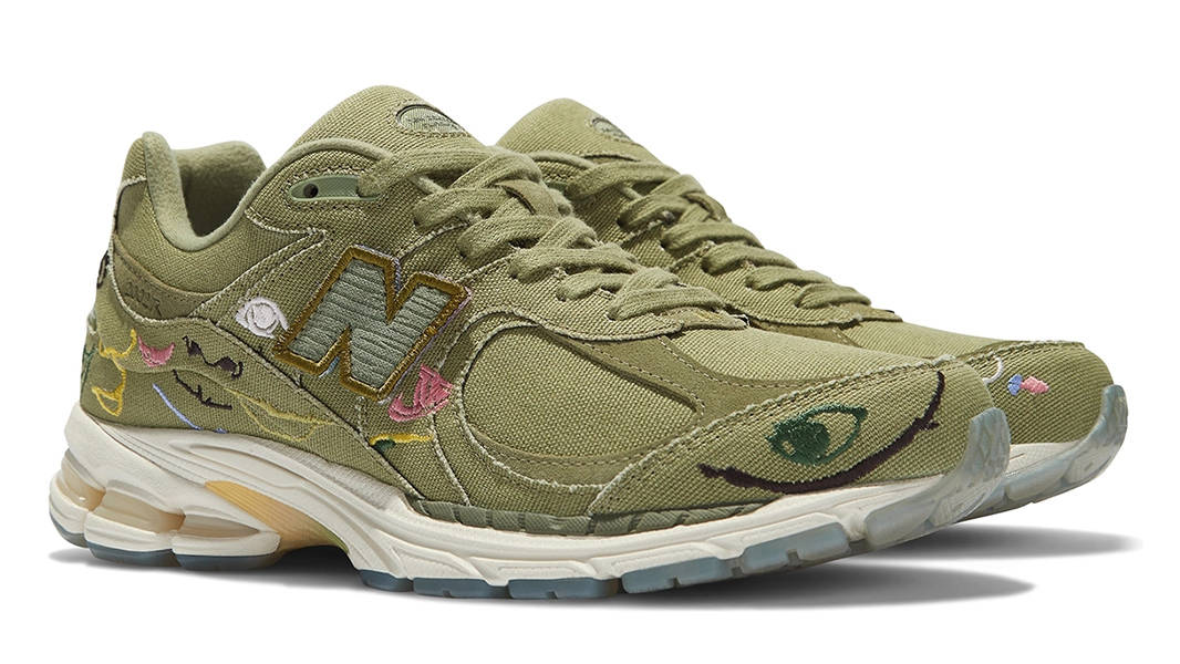 Bryant Giles x New Balance 2002R Olive Green M2002RAG Side