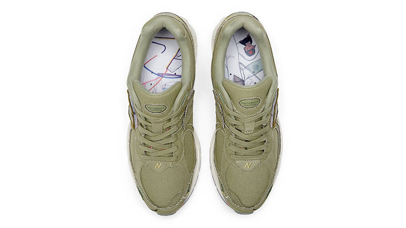 Bryant Giles x New Balance 2002R Olive Green M2002RAG Top