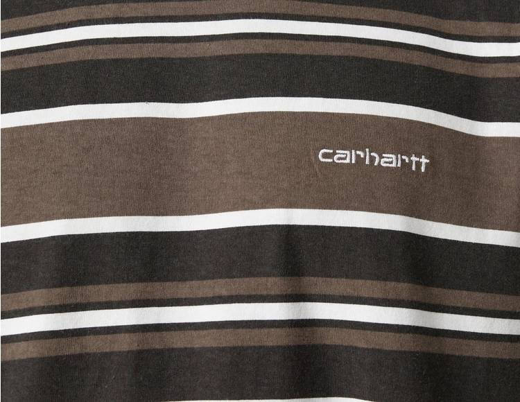 Carhartt WIP Corfield Stripe T-Shirt Multi Brown log