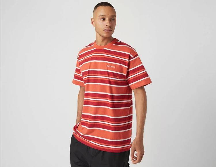 Carhartt WIP Corfield Stripe T-Shirt Multi Red