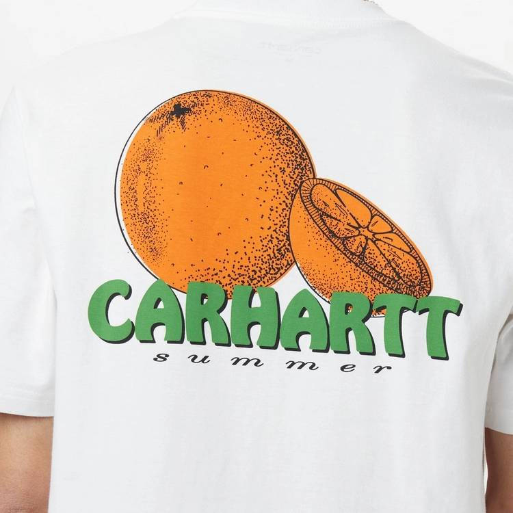 Carhartt WIP Juice T-Shirt White logo