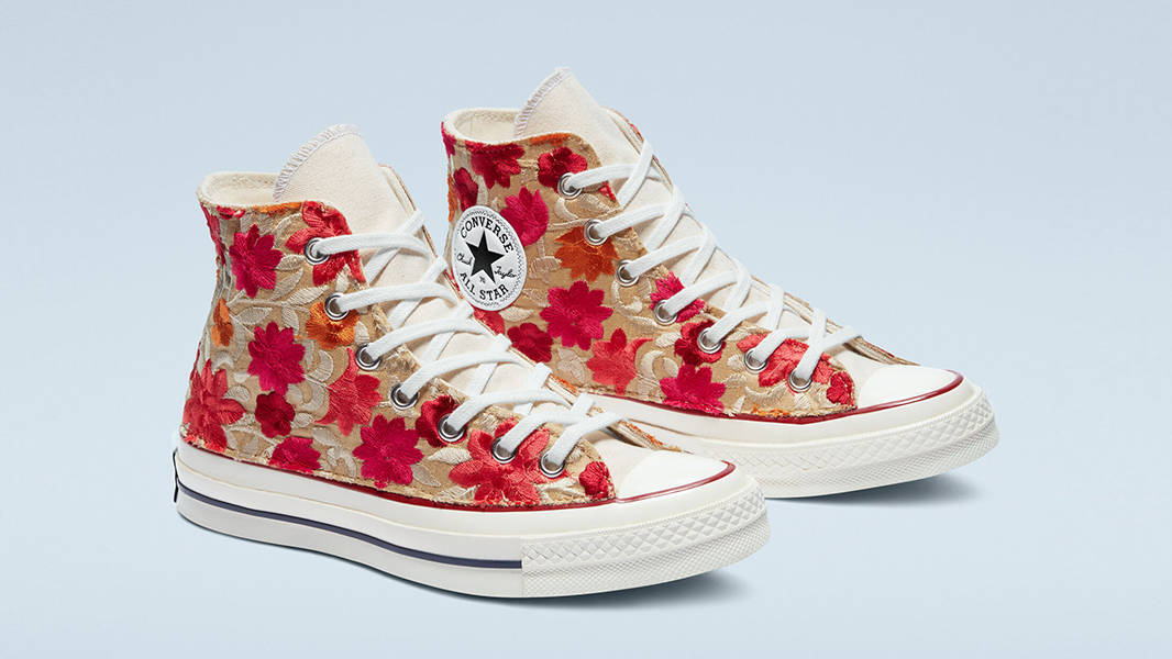 Converse Chuck 70 Embroidered Flowers High Multi