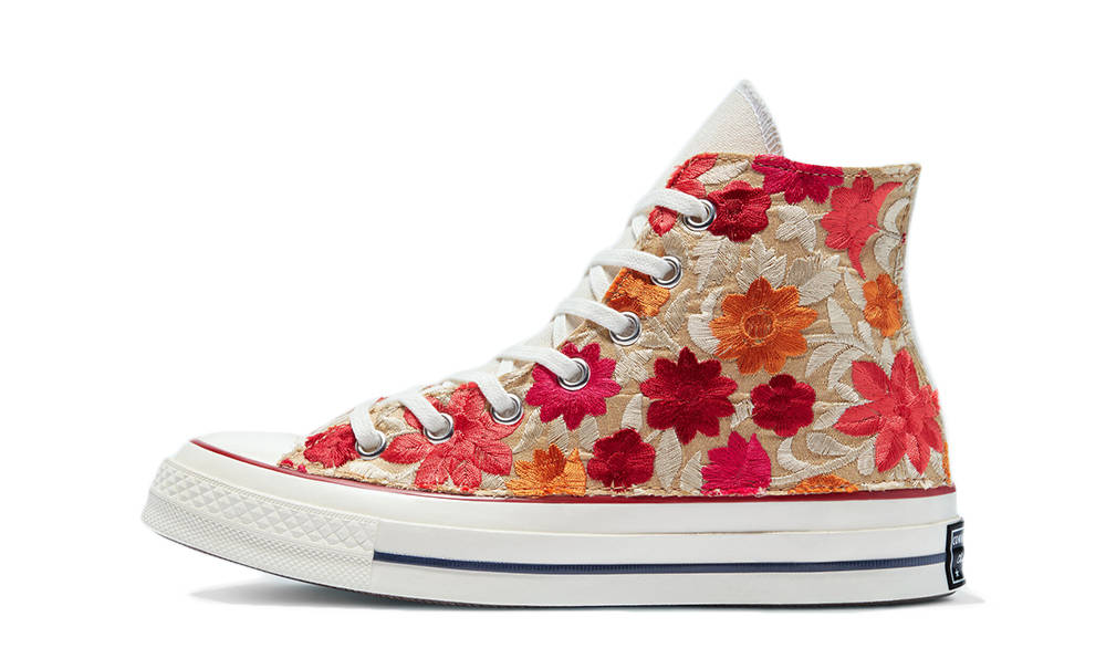 Converse Chuck 70 Embroidered Flowers High Multi