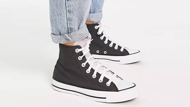 Converse Chuck Taylor Ombre High Black White Plum