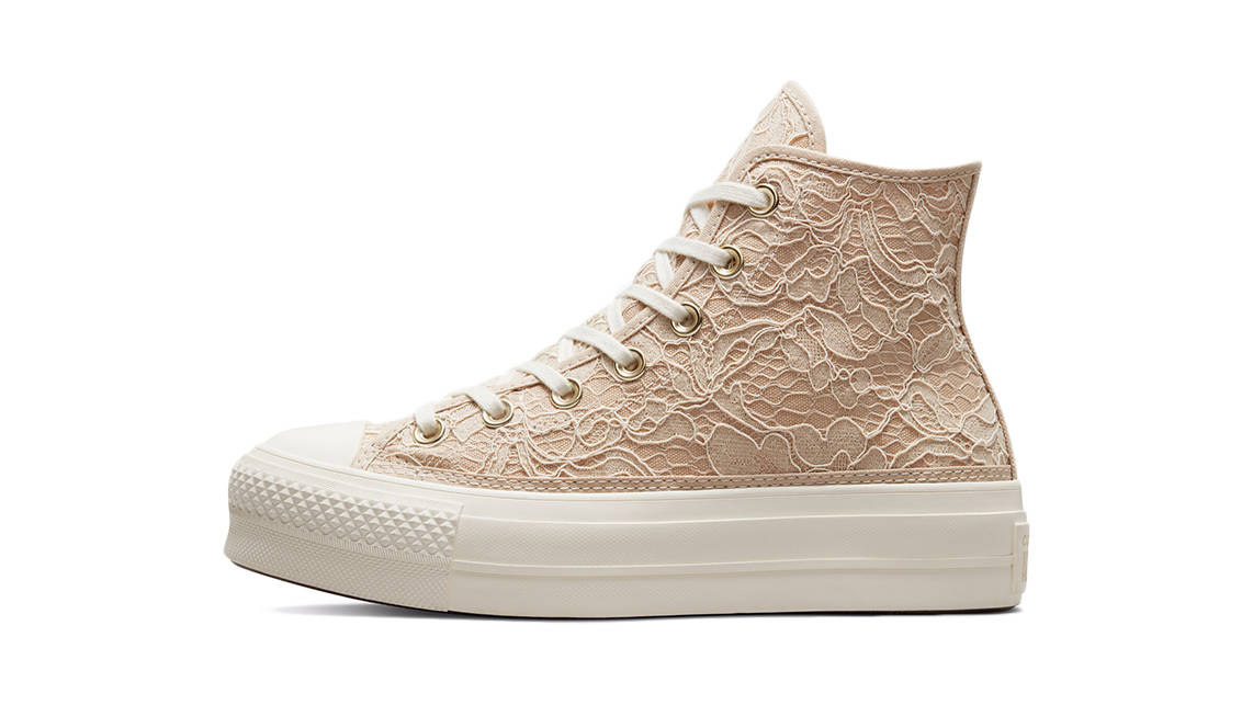 Converse Chuck Taylor Platform Lace High Farro Gold A01773C