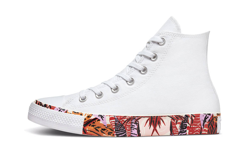 Converse Chuck Taylor Tropical Florals High White Multi