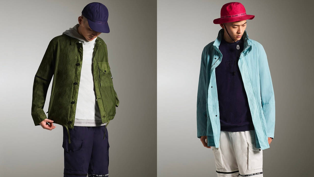Stone Island Keeps It Colourful With This SS22 Cupro Nylon Collection