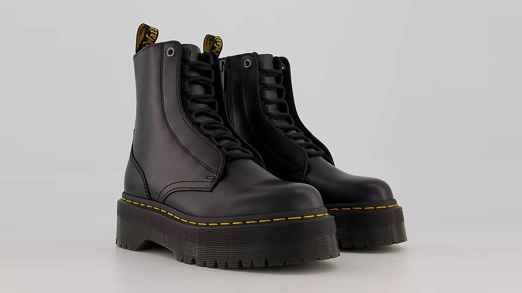 Dr. Martens Jarrick 8 Tie Boots Black Smooth