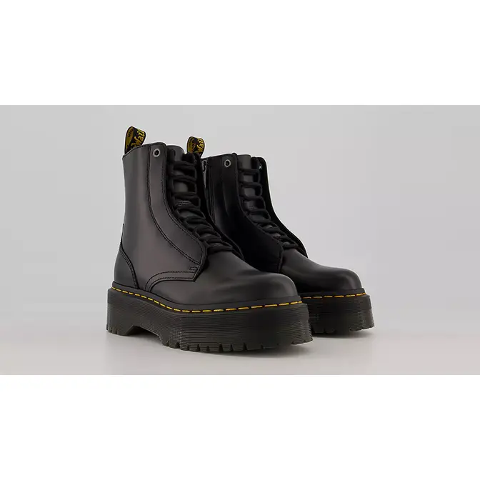 Dr. Martens Jarrick 8 Tie Boots Black Smooth | Where To Buy