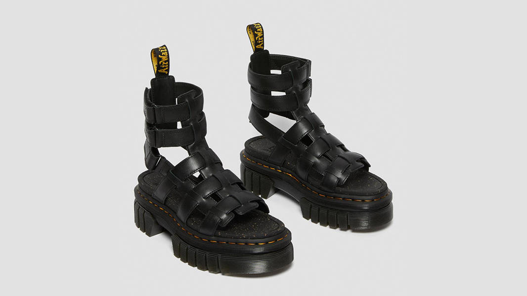 Dr. Martens Ricki Gladiator Platform Sandals Black