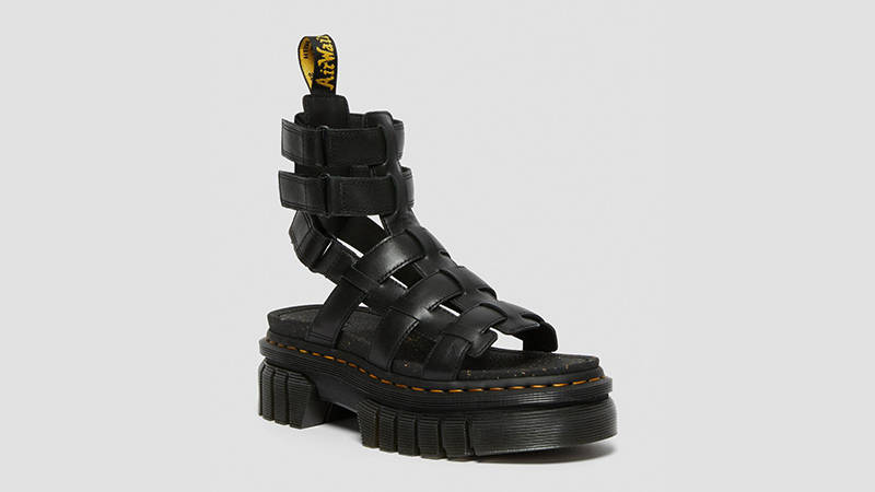 Dr. Martens Ricki Gladiator Platform Sandals Black
