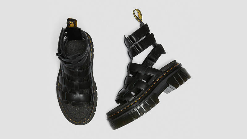 Dr. Martens Ricki Gladiator Platform Sandals Black