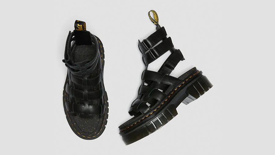 Dr. Martens Ricki Gladiator Platform Sandals Black | Where To Buy ...