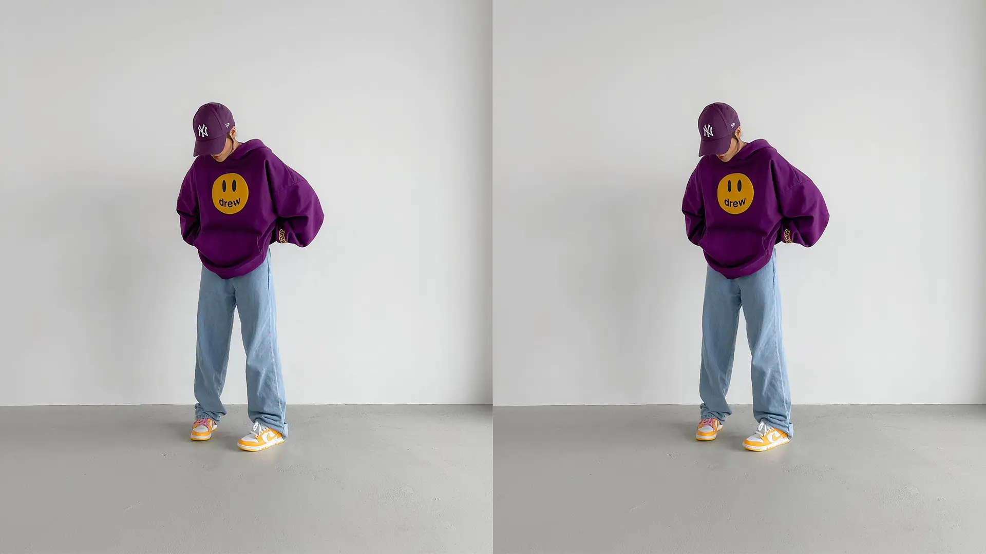 Drew house hotsell purple hoodie