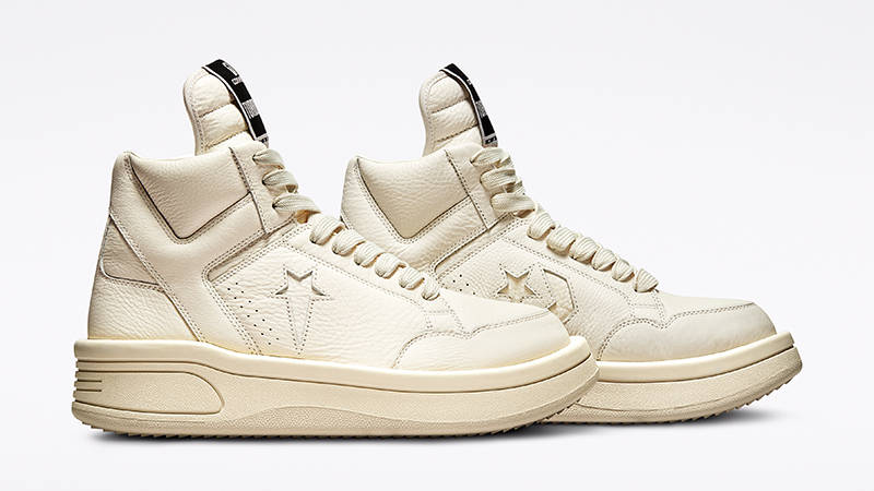 DRKSHDW Rick Owens x Converse TURBOWPN Hi Egret