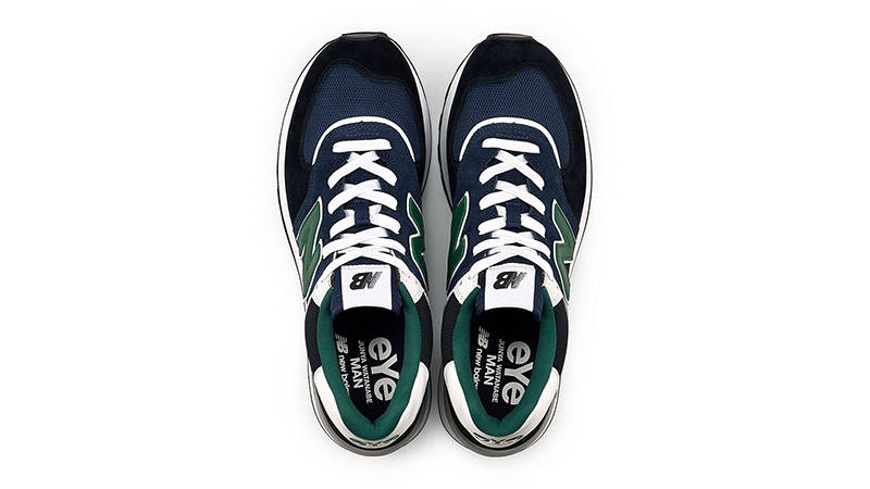 eYe Junya Watanabe MAN x New Balance 574 Legacy Navy Black Top 2