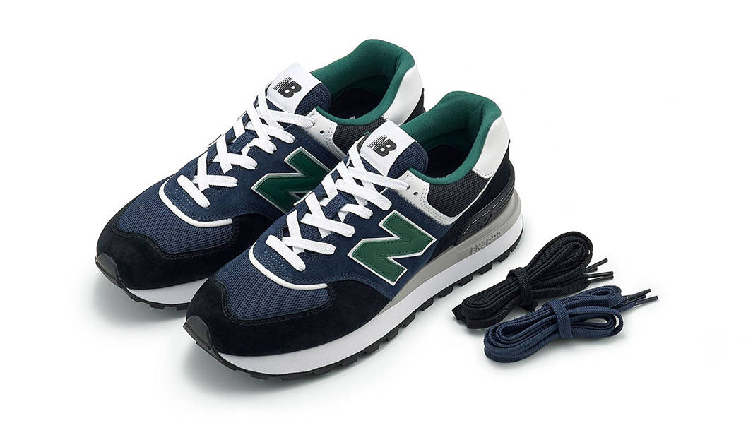 eYe Junya Watanabe MAN x New Balance 574 Legacy Navy Black Top