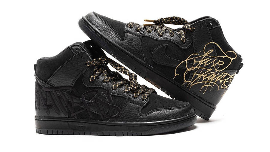 FAUST x Nike SB Dunk High Black Gold | Where To Buy | DH7755-001 | The