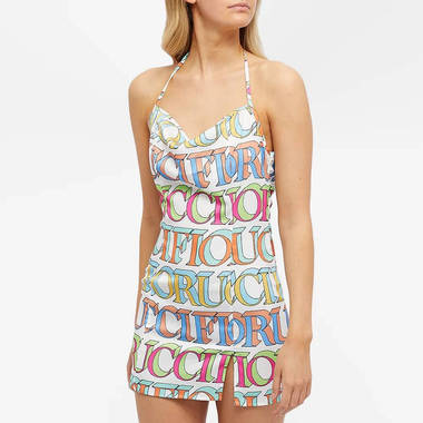 Fiorucci All Over Print Mini Dress Fiorucci All Over Print Mini Dress