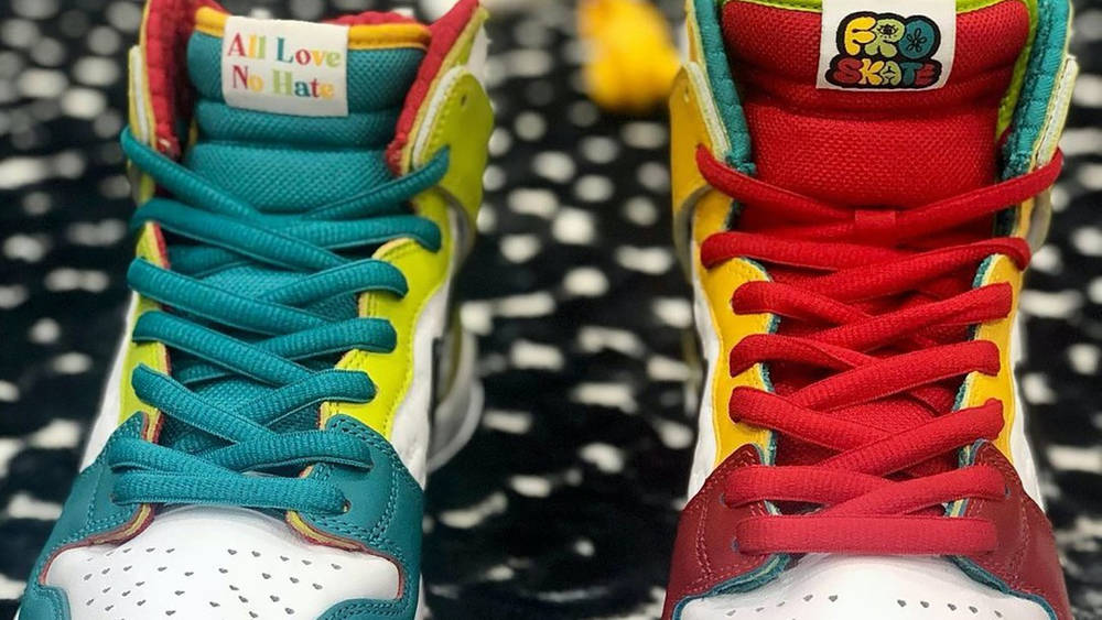Image via leaked.sneaks froSkate x Nike SB Dunk High 2