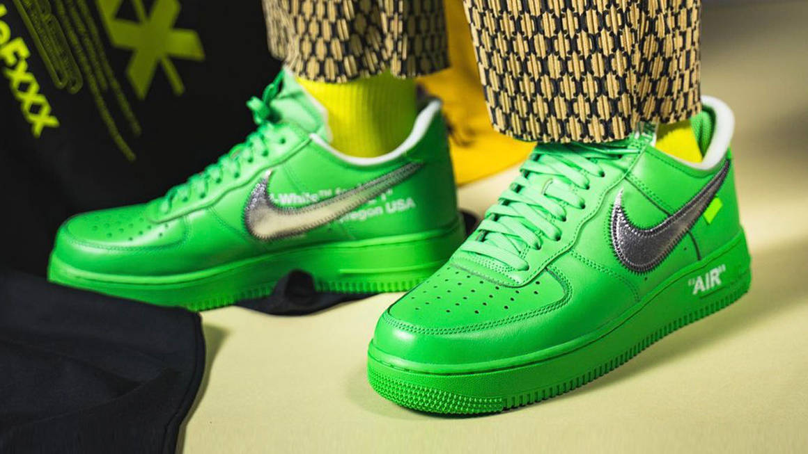 Now Available: Off-White x Nike Air Force 1 Low Green Spark — Sneaker  Shouts