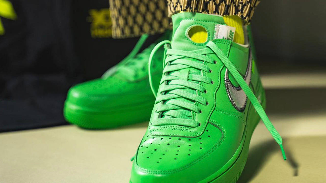 The Off-White x Nike Air Force 1 Low Light Green Spark Drops In July -  Sneaker News