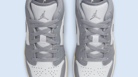 An Official Look at The Jordan 1 Low GS "Vintage Grey" An Official Look at The Jordan 1 Low GS "Vintage Grey"