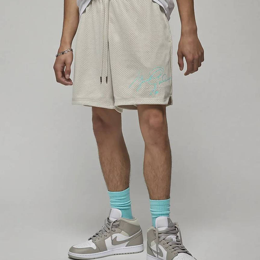 Jordan Essentials Mesh Shorts - Light Orewood | The Sole Supplier
