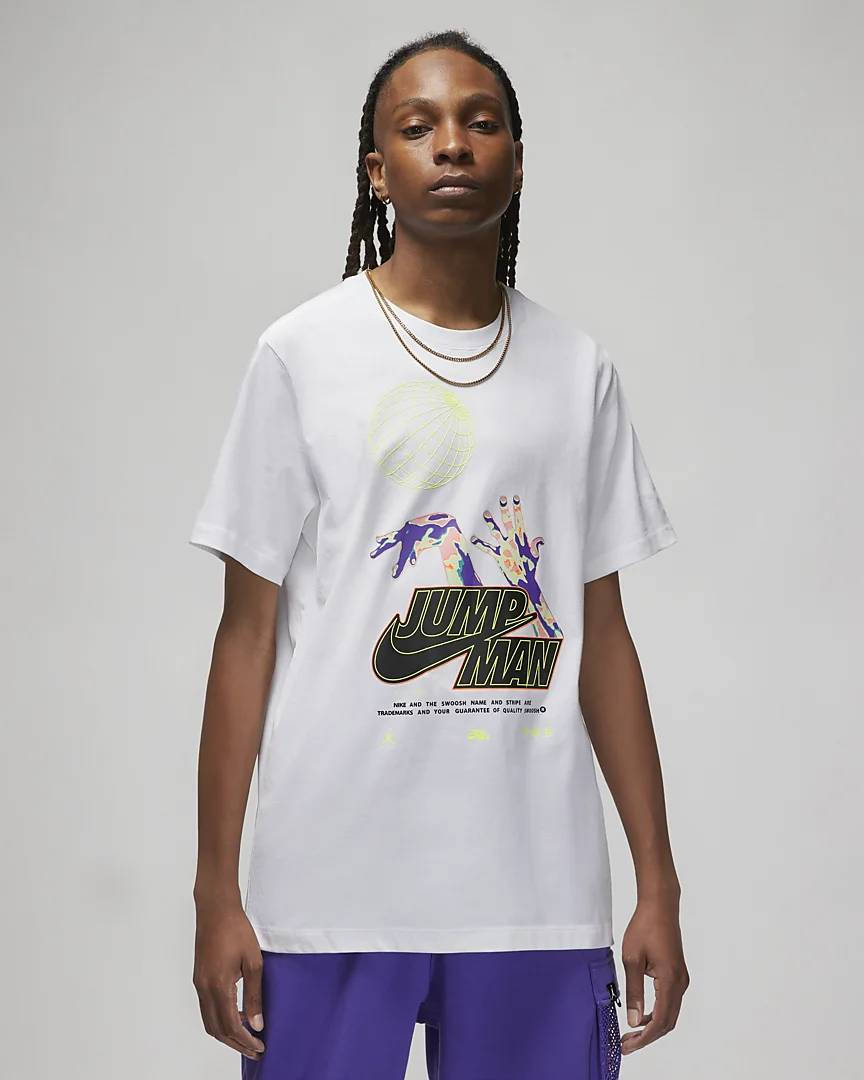 nike jordan jumpman t shirt white