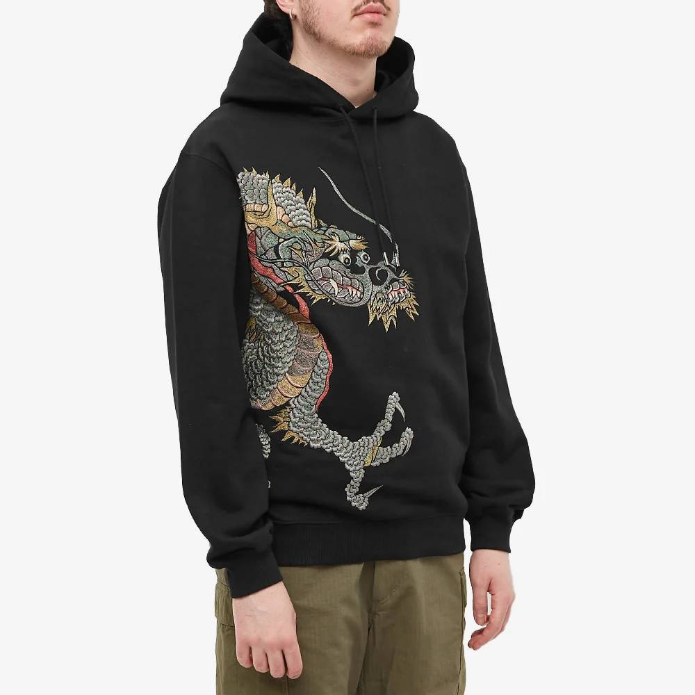 Maharishi Dragon & Tigers Hoodie - Black | The Sole Supplier