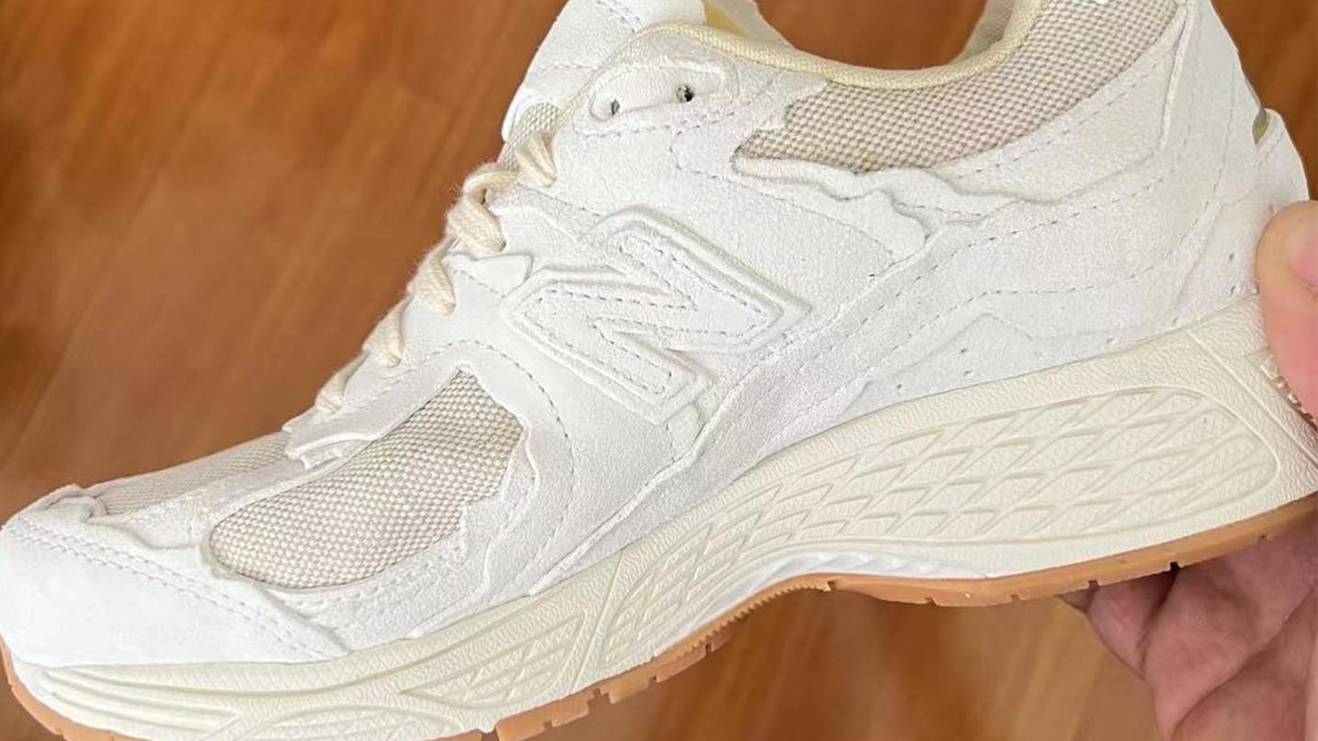 New Balance 2002R protection pack white gum 2