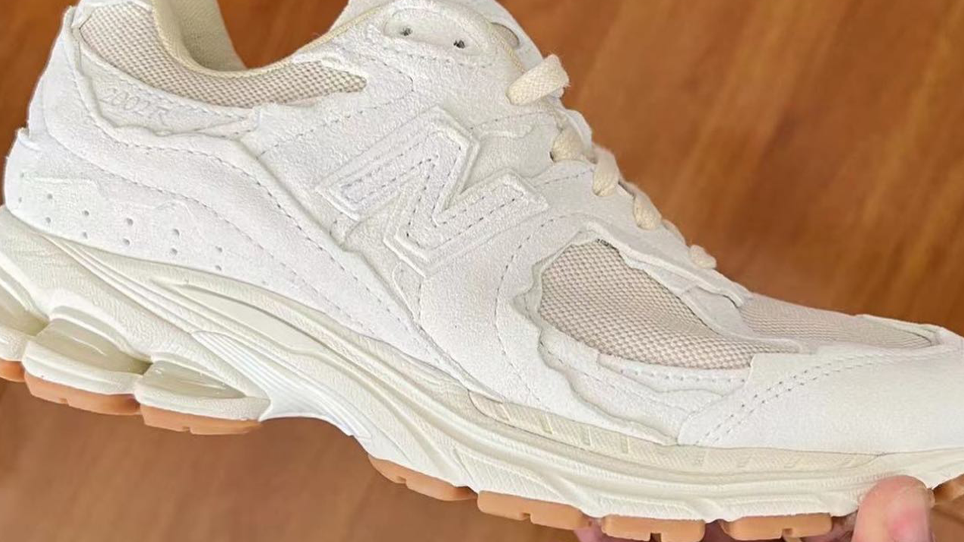New Balance 2002R protection pack white gum