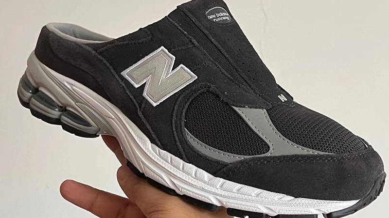 New Balance 2002R Slides Black Side