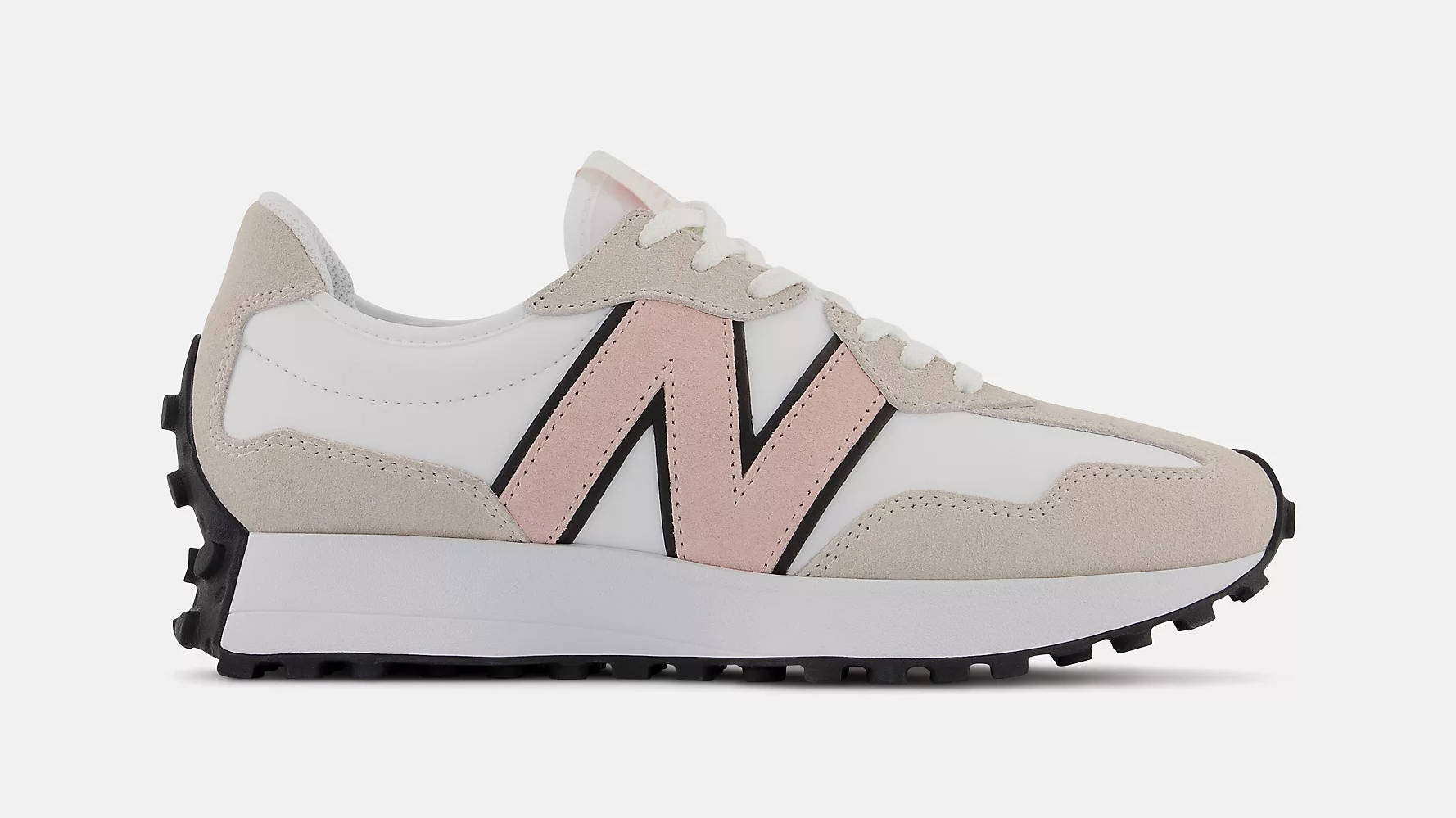 New Balance 327 White Pink Haze