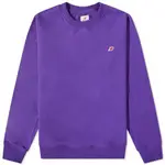 New Balance Made in USA Core Crew Sweat Prism Purple Feature