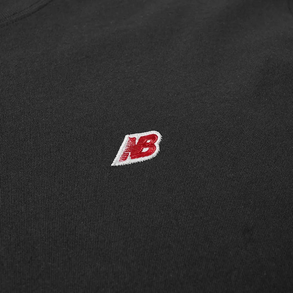 New Balance Made in USA Core Long Sleeve T-Shirt MT21542BK Detail