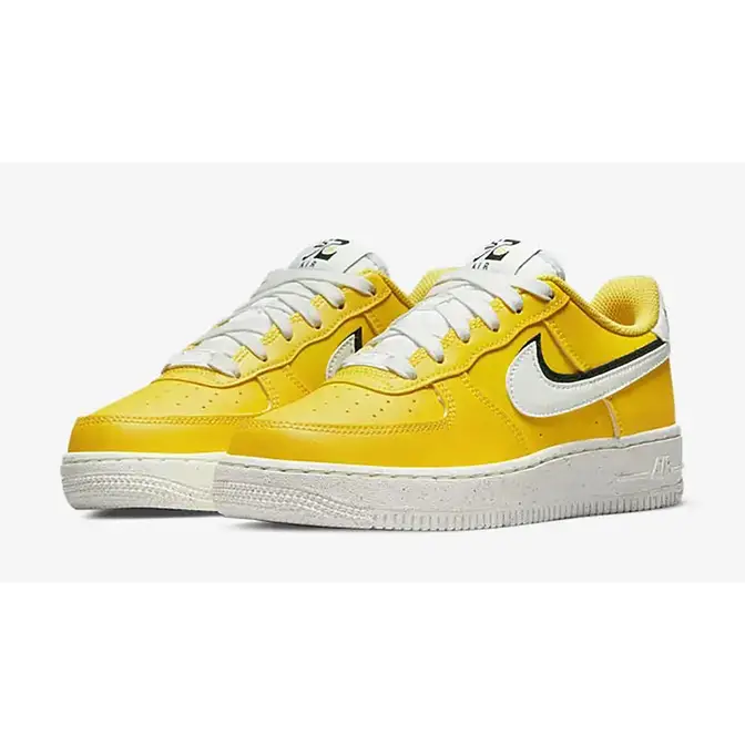Nike Air Force 1 LV8 GS Tour Yellow Junior Kids (DQ0359-700) ~ GS SIZES  6.5Y-7Y