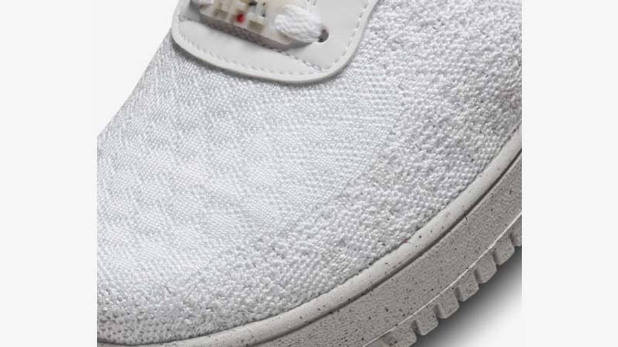Nike Air Force 1 Crater Flyknit Triple White Close 1